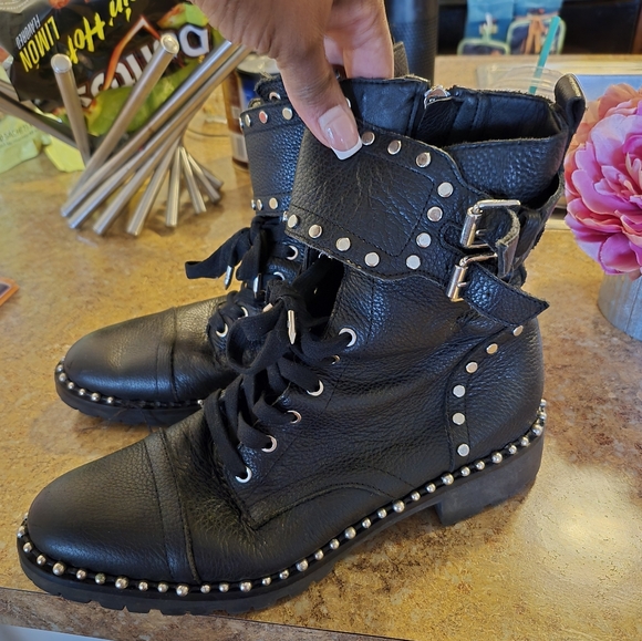 Sam Edelman Shoes - Vintage black studded ankle bootie by Sam Edelman